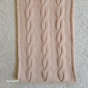 NWOT Cashmere Cable Knit Infinity Scarf